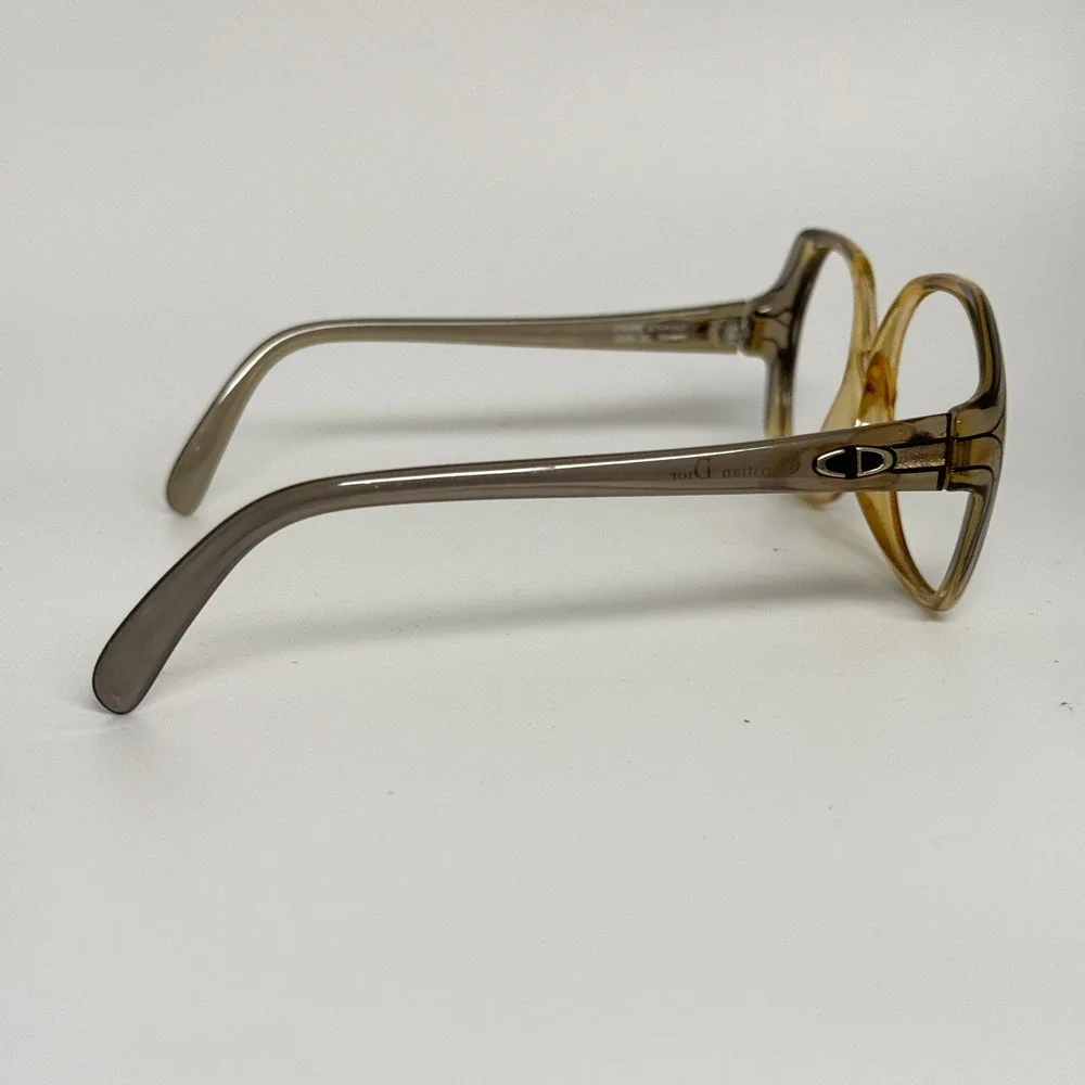 Christian Dior Vintage 2035 20 Optyl Oversized Eyeglasses‎ Frame Germany Brown
